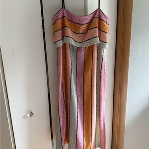 Gianni Bini NWT Striped Sequin cocktail dress
